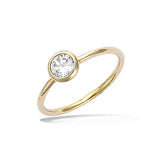 "Dot" ring mini (stone 5mm)