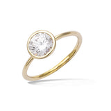 "Dot" ring maxi (stone 7mm)
