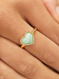 "Love wrap sea blue" ring