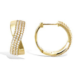 UITVERKOCHT "Twisted Luxe" oorbellen (Pre-orderen is mogelijk)