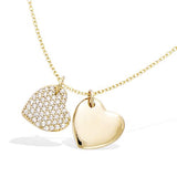 "Double hearts" ketting