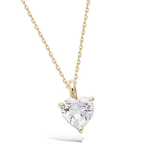 "Crystal Heart" Ketting