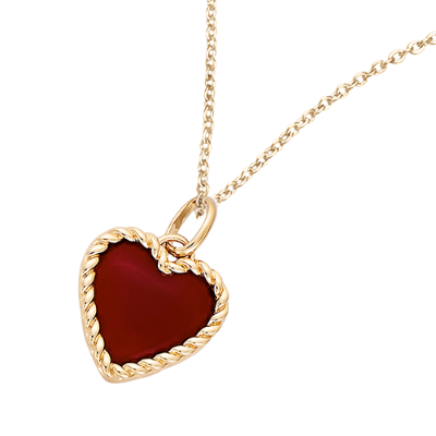 "Heart Wrap Red" Necklace