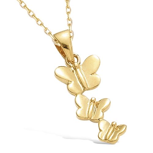 "Butterfly Trio" Ketting