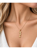 Butterfly Trio Ketting - 18K Verguld Goud