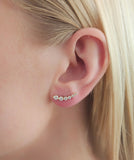 "Bold charm" earrings