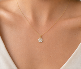 Ellure Ketting - Zirkonia - 18K Verguld Goud