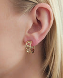 "Bold charm" earrings