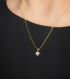 "Mini Crystal Heart" Ketting