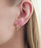 "Bold charm" earrings