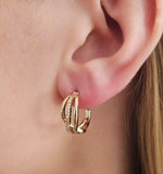 "Bold charm" earrings