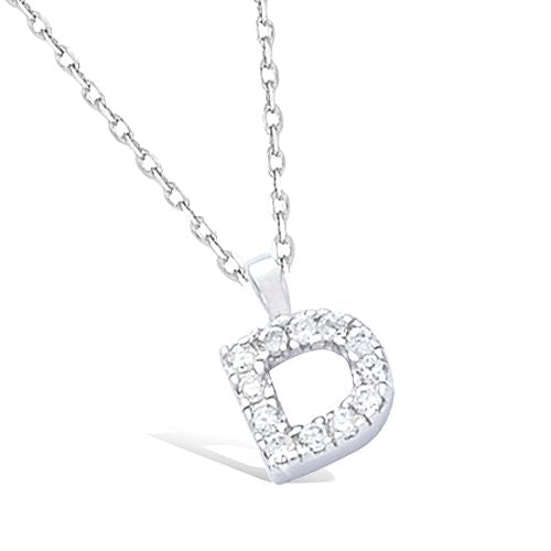 "Initial" Ketting 925 Zilver
