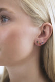 "Radiant Arc" oorbellen – Zirkonia - Kleur - 18K Verguld Goud