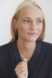 "Sparkling Sunshine" ketting  - 18K Verguld Goud