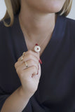 "Sparkling Sunshine" ketting  - 18K Verguld Goud