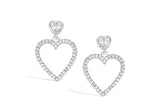 Amoré oorbellen (zilver)