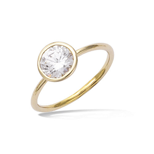 "Dot" ring maxi (steen 7mm)