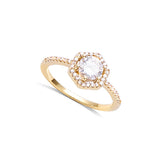 "Aurora" ring - 18K goud verguld