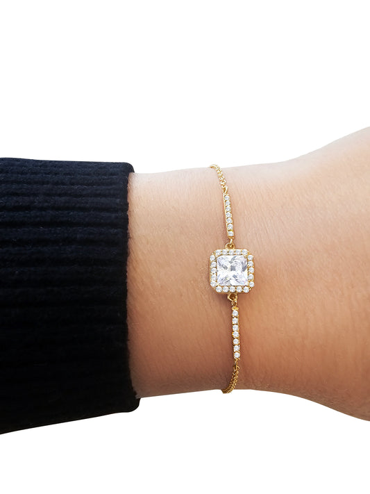 " Square Gem" armband