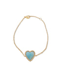 "Love wrap sea blue" armband