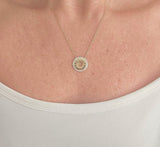"Sparkling Sunshine" ketting  - 18K Verguld Goud