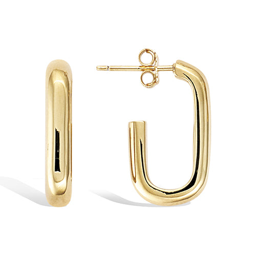 "Open oval" oorbellen