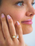 "Bloom cocoon" ring