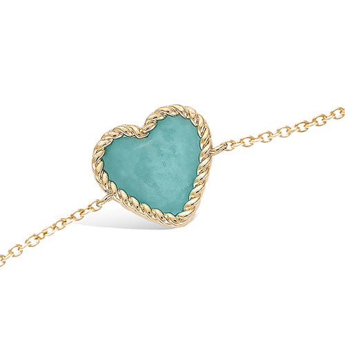 "Love wrap sea blue" armband