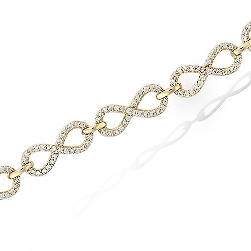 "Infinity Sparkle" armband