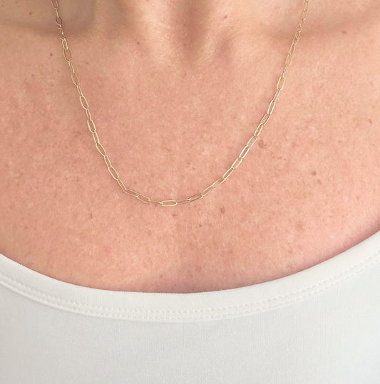 "Eternal Link" ketting  - 18K Verguld Goud - veelzijdig te dragen