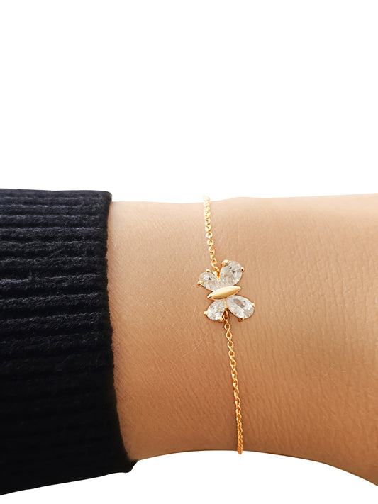 "Cristal butterfly" armband