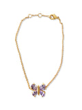 "Purple butterfly" armband - SOLD OUT (uitleveringen vanaf sept)