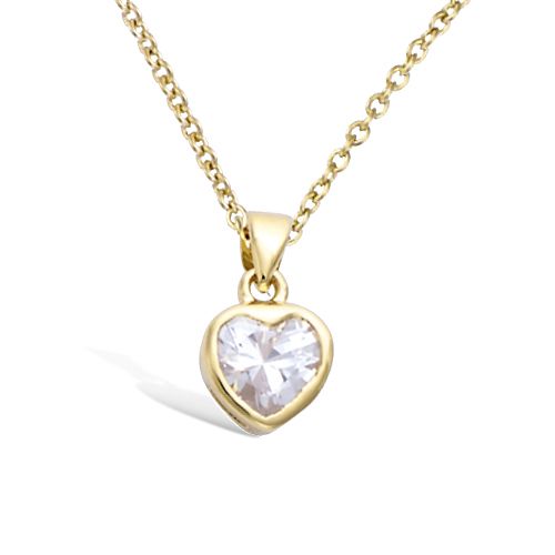 "Love Spark" Hanger - 18K Verguld Goud