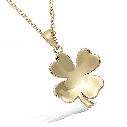 "Lucky Bloom" Hanger - 18K Verguld Goud