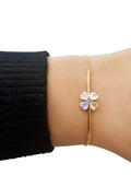 "Sweet flower" armband (pols goed opmeten)