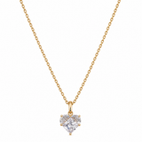 Azelie Hart Ketting – 18K Verguld Goud met Zirkonia