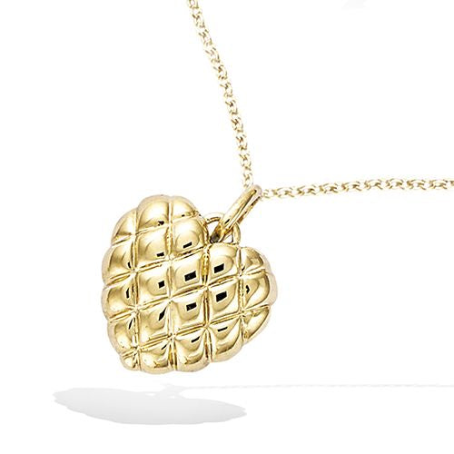 UITVERKOCHT SNEL WEER OP VOORRAAD "Solid Heart" grootte M" ketting (2 groottes: S & M)
