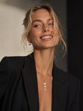Butterfly Trio Ketting - 18K Verguld Goud
