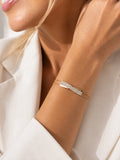 Twisted Luxe Armband - Zirkonia - 18K Verguld Goud