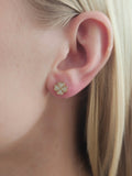 "Bold charm" earrings