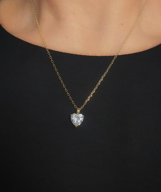 "Crystal Heart" Ketting