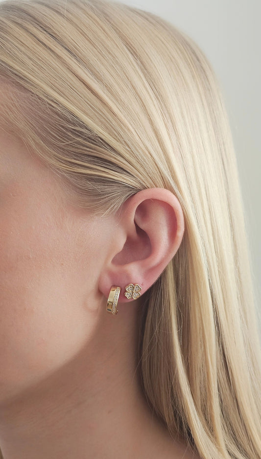 "Bold charm" earrings