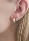 "Bold charm" earrings