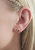 "Bold charm" earrings