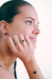"Heart Wrap Black" Ketting