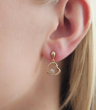 "Open oval" earrings