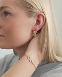 "Bold charm" earrings