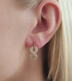 "Bold charm" earrings
