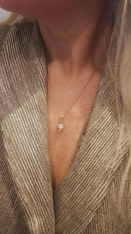 "Lumiére" Ketting - 18K Verguld Goud