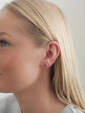“Emerald Cascade” earrings – Elegant Statement Earrings in 18K Gold Plating